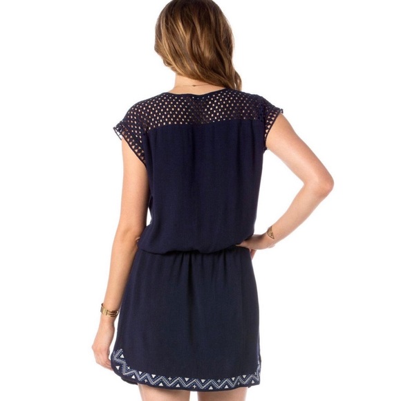 Miss Me Eyelet Embroidered Dress - Picture 4 of 5
